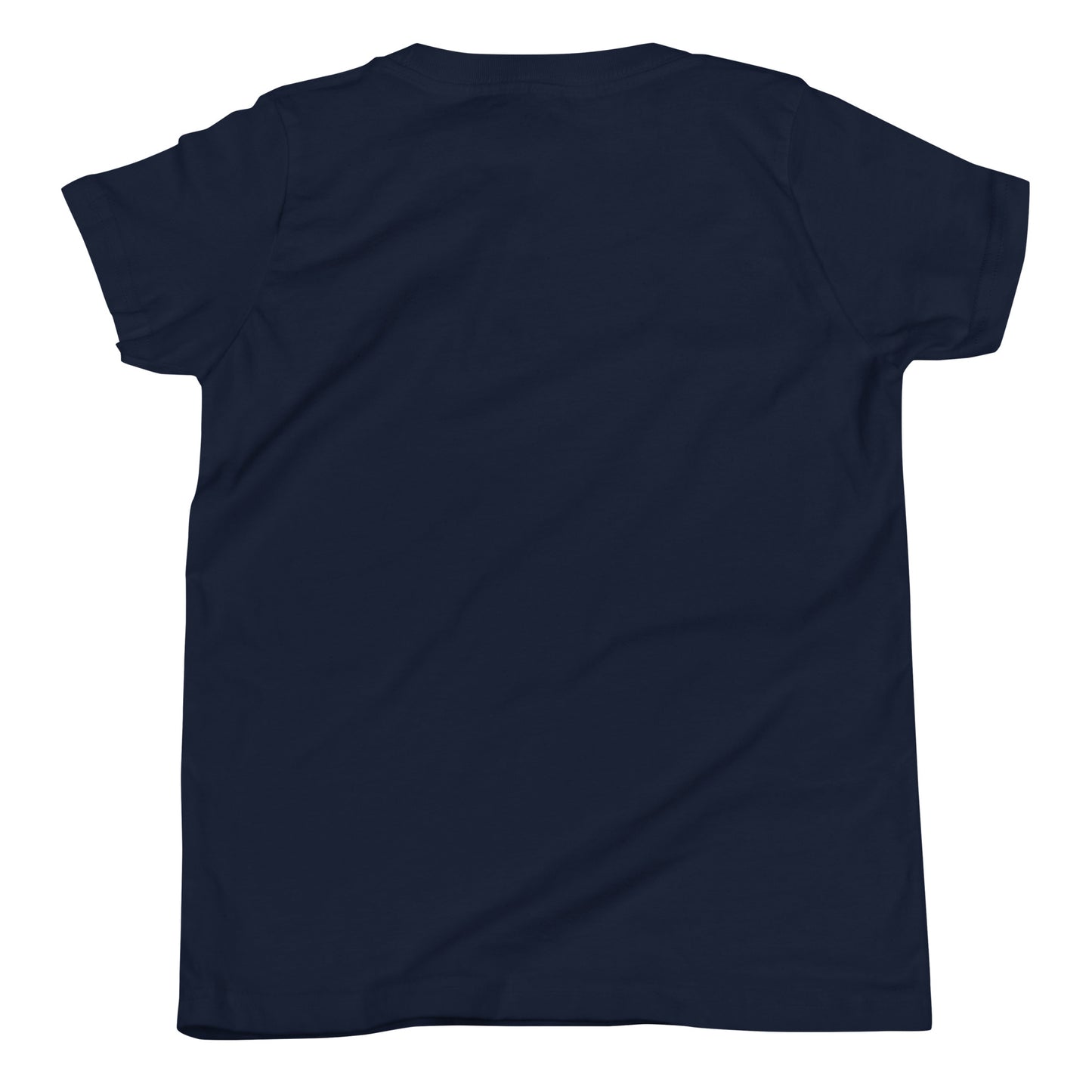 Navy Daddy's Little Helper youth tee with vintage garage artwork of a child working beside a truck — kids graphic tee funny kids shirt Flag And Family Outfitters