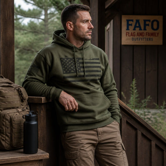 Durable Patriotic Hoodies for Active Duty