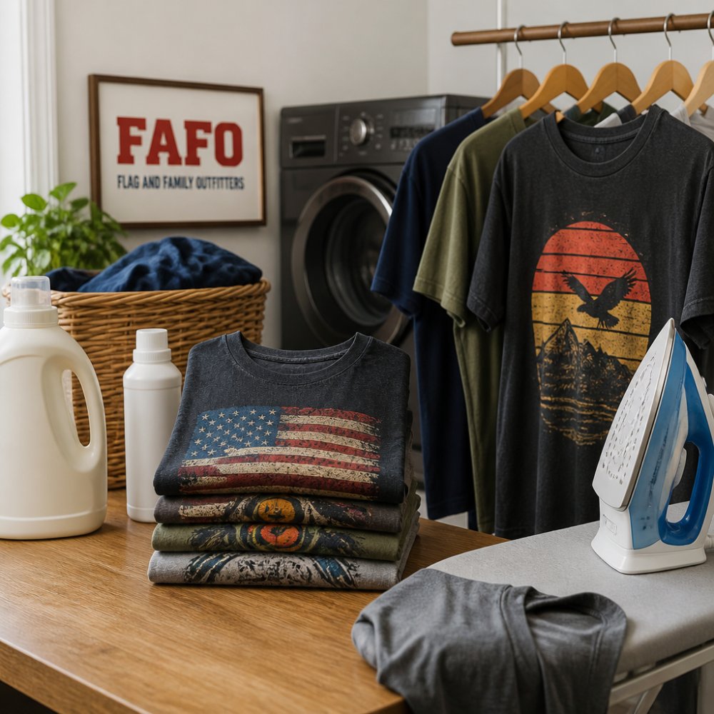How to Care for Graphic Tees: Wash, Dry & Iron Guide