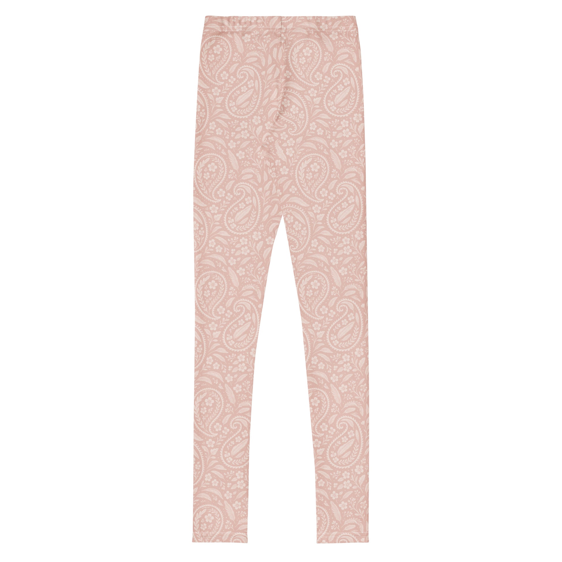 FAFO Youth Leggings in heritage rose paisley — kids patriotic apparel FAFO apparel flag and family outfitters