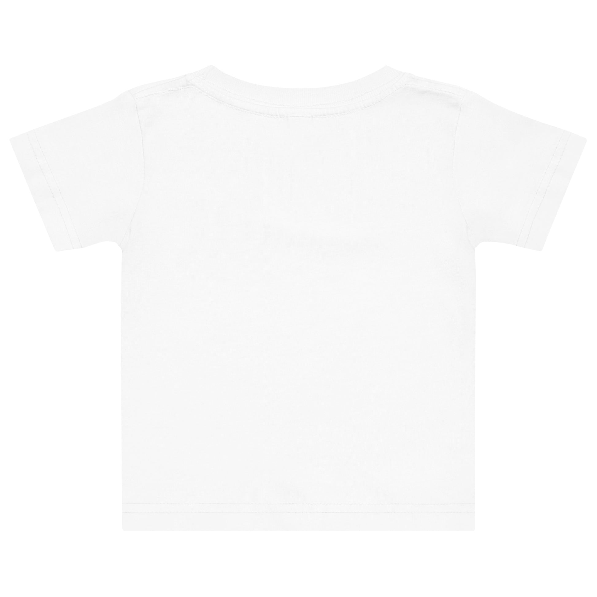 Baby wearing white FAFO flag tee — patriotic baby gift FAFO apparel flag and family outfitters