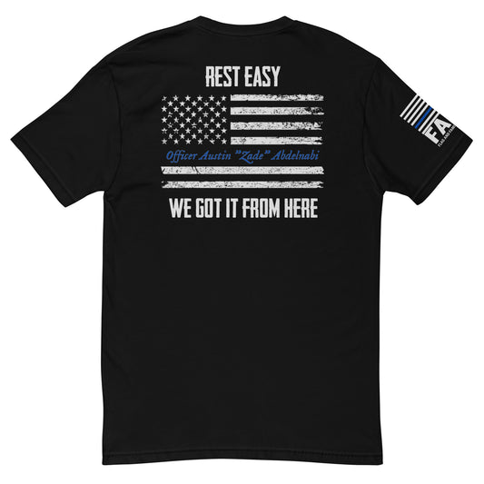 EOW P#20290 Officer Abdelnabi Memorial Tee - Black