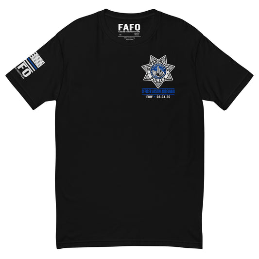 EOW P#20290 Officer Abdelnabi Memorial Tee - Black