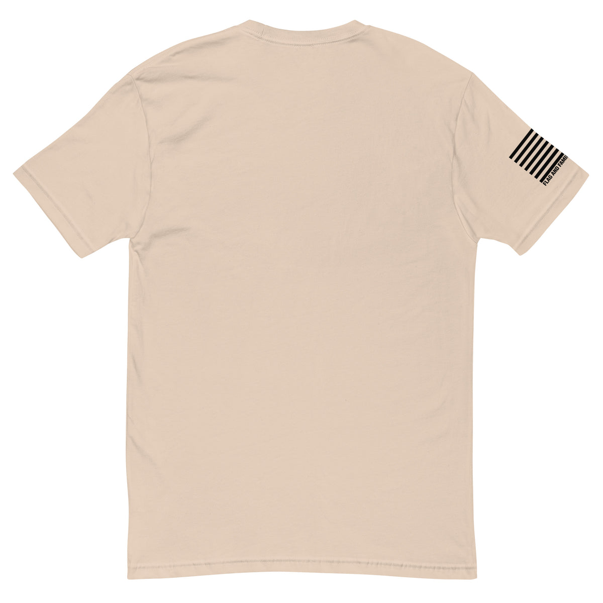 FAFO Classic T-Shirt with distressed FAFO front logo and Flag And Family Outfitters sleeve graphic.