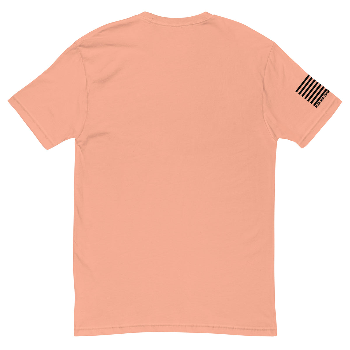 FAFO Classic T-Shirt with distressed FAFO front logo and Flag And Family Outfitters sleeve graphic.