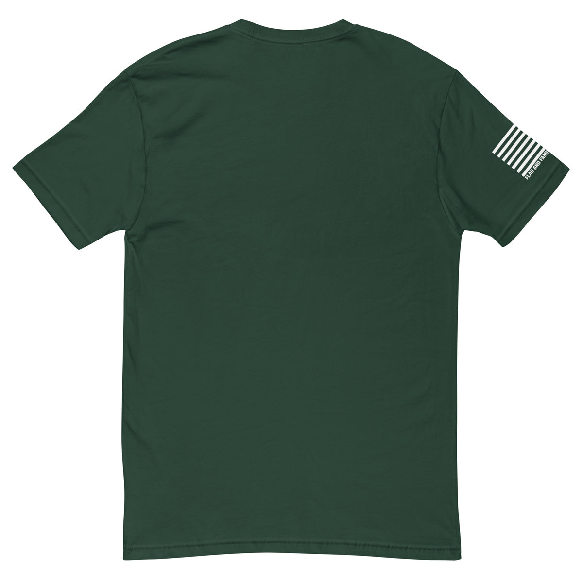 FAFO Classic T-Shirt with distressed FAFO front logo and Flag And Family Outfitters sleeve graphic.