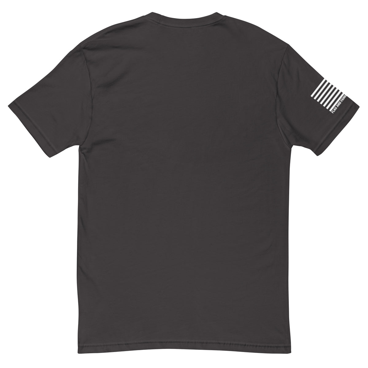 FAFO Classic T-Shirt with distressed FAFO front logo and Flag And Family Outfitters sleeve graphic.