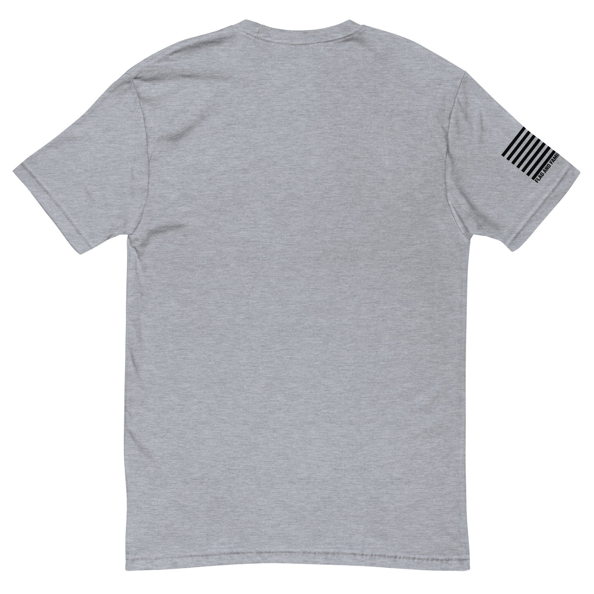 FAFO Classic T-Shirt with distressed FAFO front logo and Flag And Family Outfitters sleeve graphic.