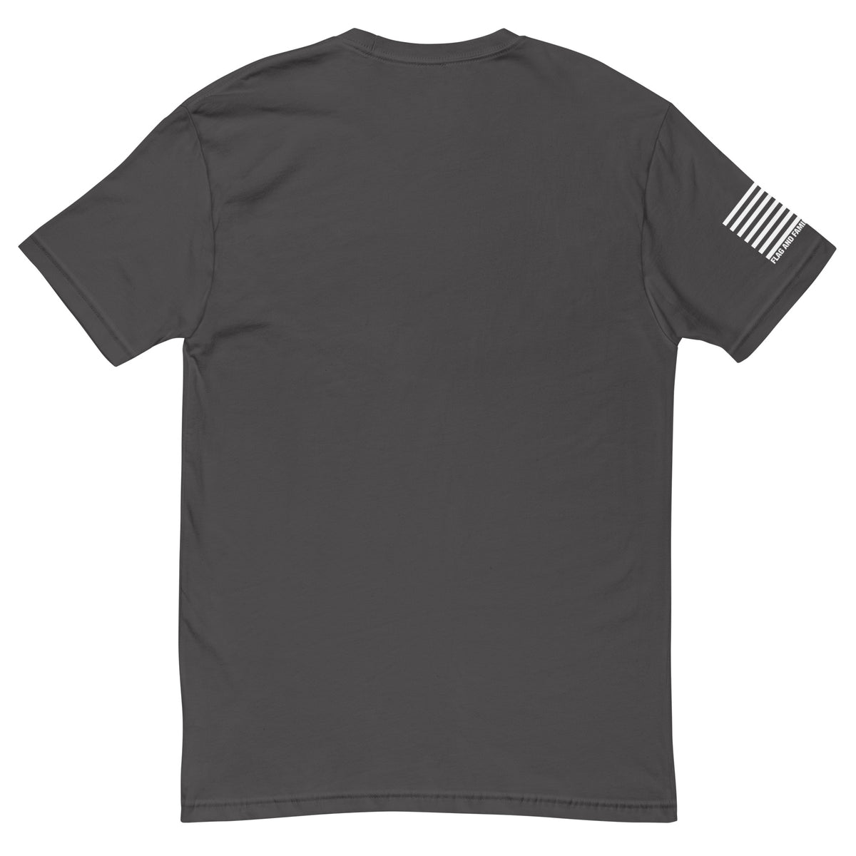 FAFO Classic T-Shirt with distressed FAFO front logo and Flag And Family Outfitters sleeve graphic.