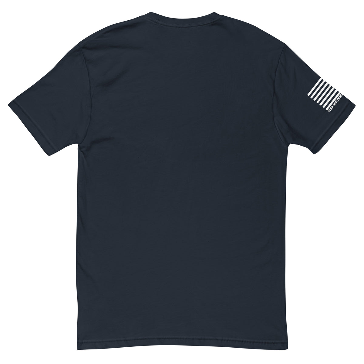 FAFO Classic T-Shirt with distressed FAFO front logo and Flag And Family Outfitters sleeve graphic.