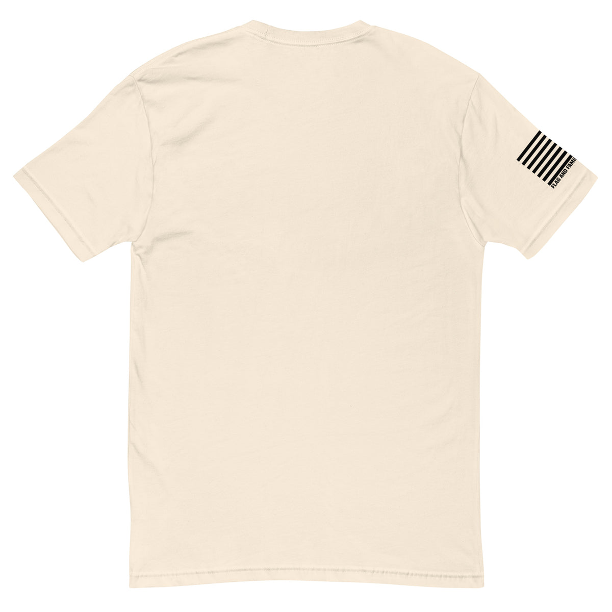 FAFO Classic T-Shirt with distressed FAFO front logo and Flag And Family Outfitters sleeve graphic.
