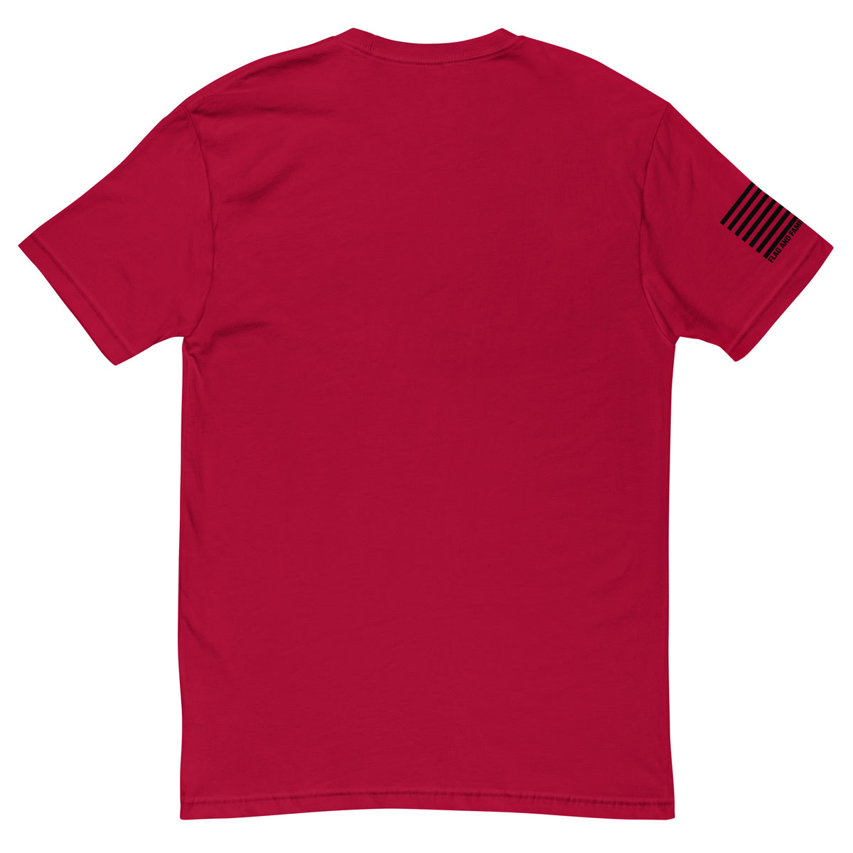 FAFO Classic T-Shirt with distressed FAFO front logo and Flag And Family Outfitters sleeve graphic.