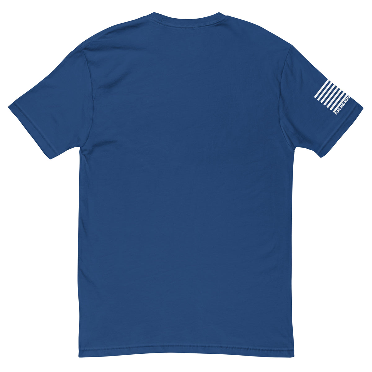 FAFO Classic T-Shirt with distressed FAFO front logo and Flag And Family Outfitters sleeve graphic.