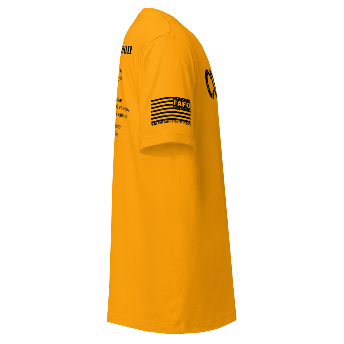 Coach Defined T-Shirt — distressed COACH chest graphic funny coach shirt FAFO t shirts flag and family outfitters
