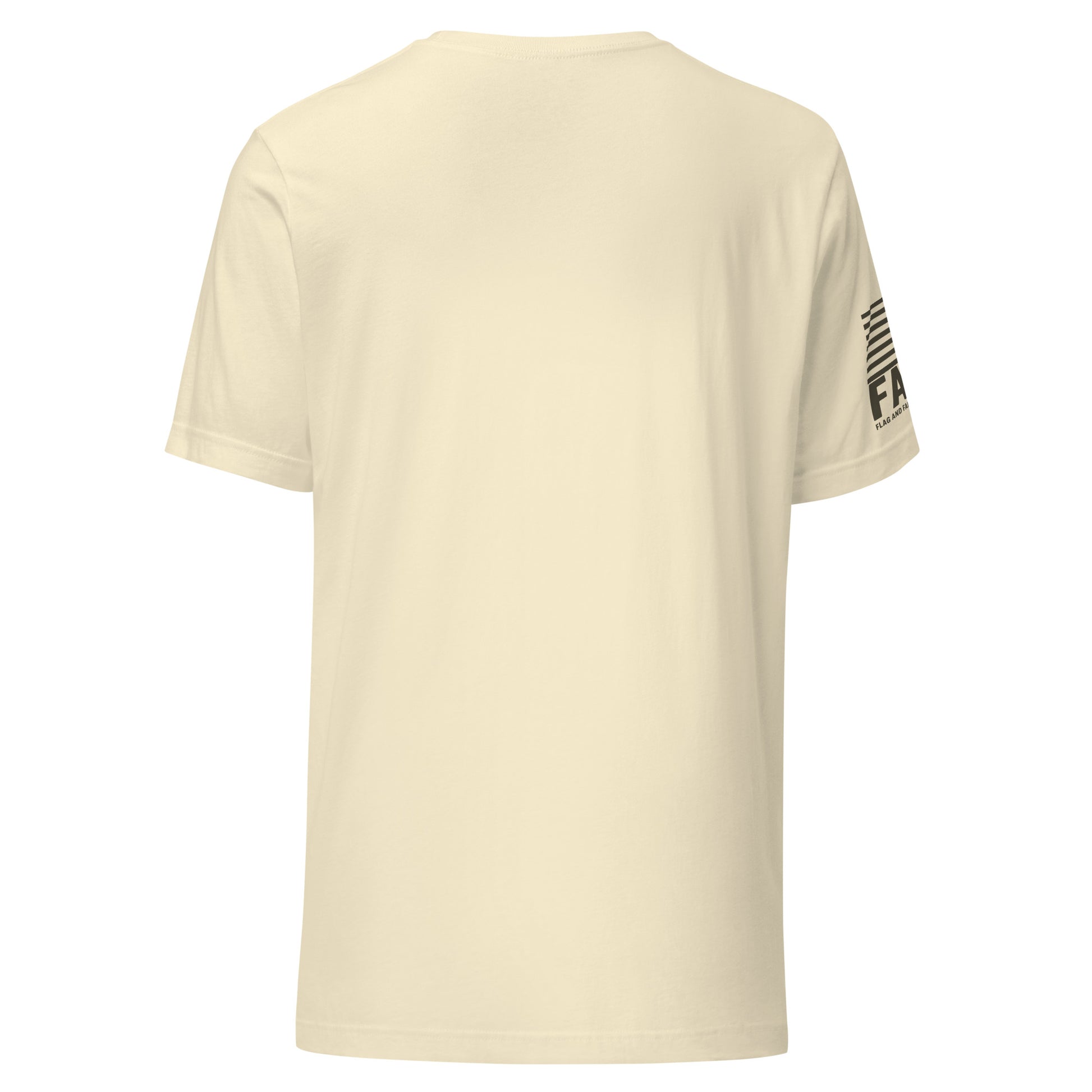 Back of natural FAFO patriotic shirt — military family tribute FAFO t shirts patriotic clothing for men
