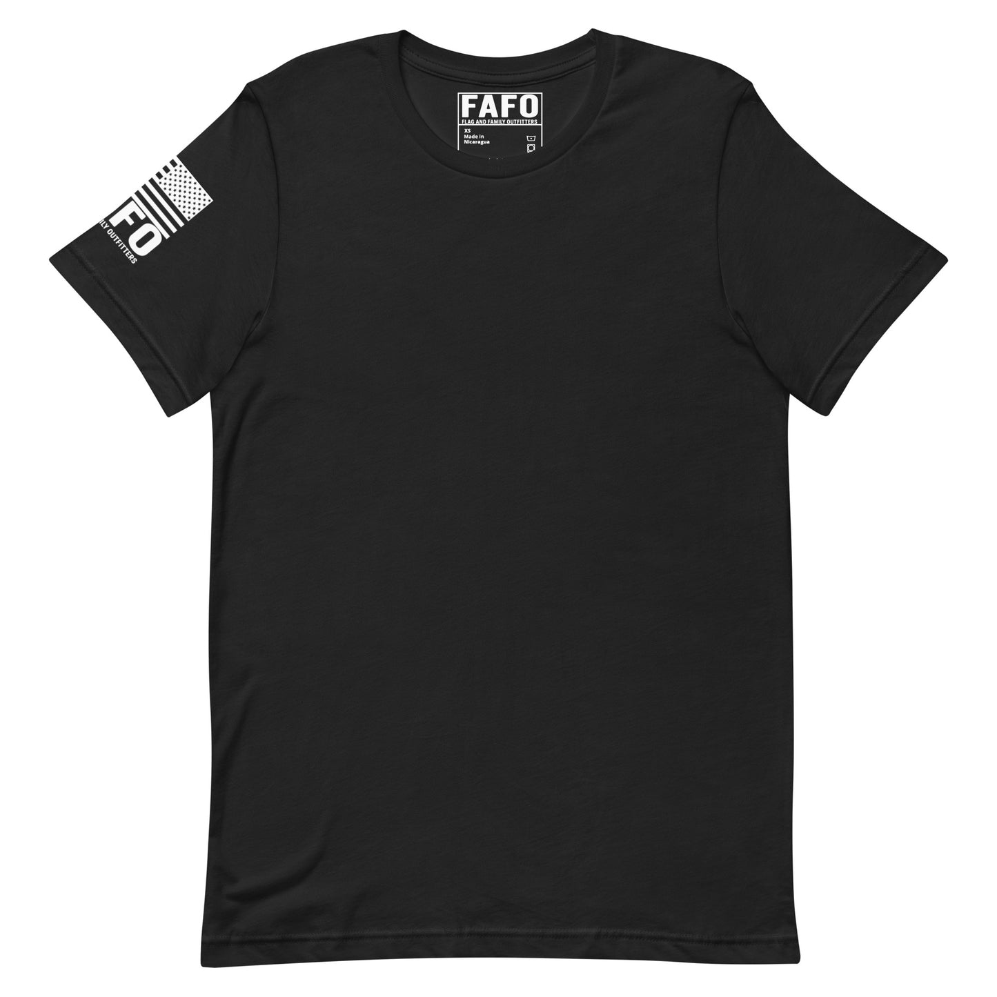 Clean everyday FAFO t shirt in vintage black — FAFO t shirts patriotic shirts for men flag and family outfitters