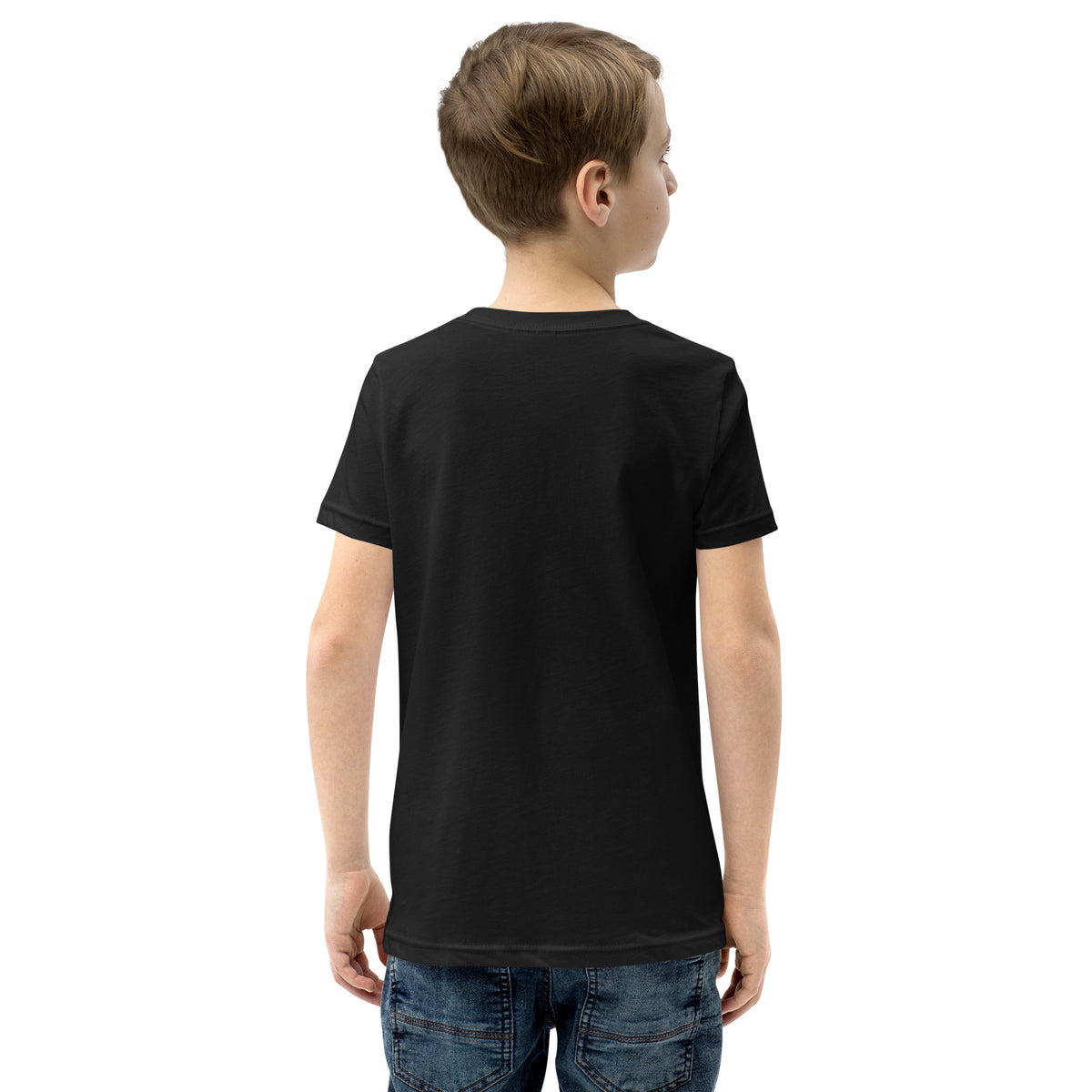 Kids gaming FAFO t shirt in black — Made to Level Up controller graphic FAFO apparel youth patriotic clothing