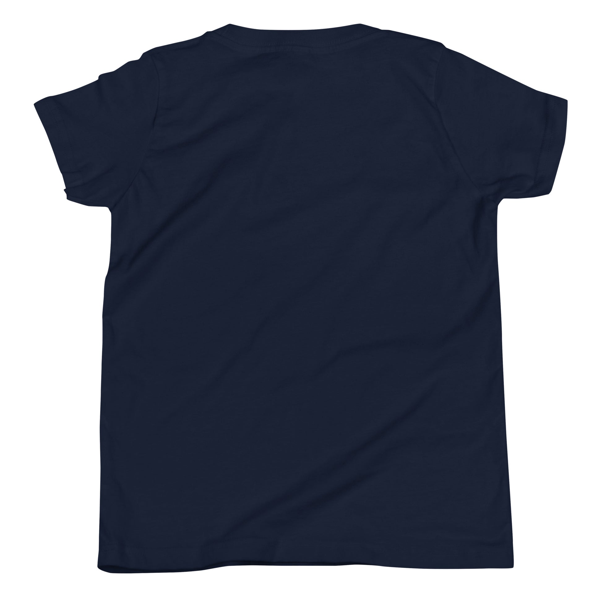 Navy Daddy's Little Helper youth tee with vintage garage artwork of a child working beside a truck — kids graphic tee funny kids shirt Flag And Family Outfitters